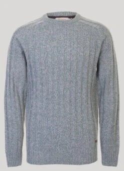Crew Neck Rib Jumper