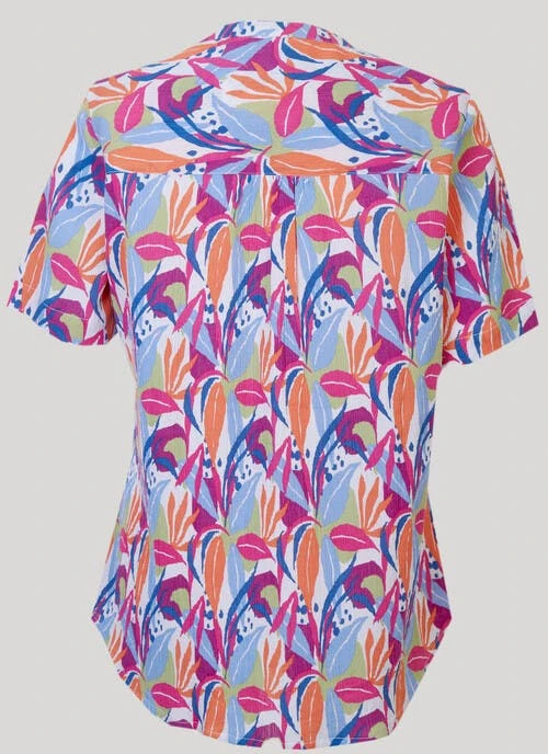 Tropical Printed Blouse 2 Tropical Printed Blouse - Image 2
