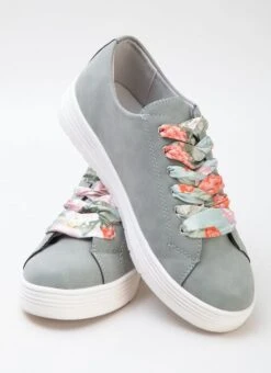 Green Lace Up Trainer