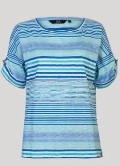 Blue Striped Top