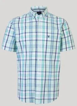 Napped Cotton Check Shirt