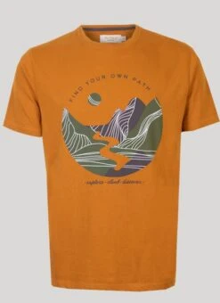 Mustard Graphic Print T-Shirt