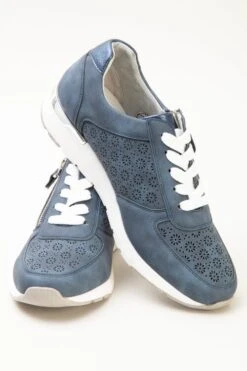 Navy Side Zip Trainer