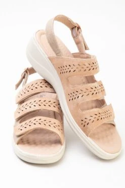 Beige Touch Close Sandal