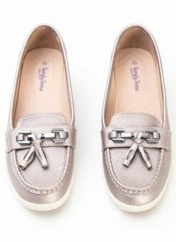 Metallic Loafer -Outlet The Wardrobe Edit Store 41095pvs 625d9ee205cdbdc