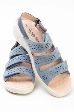 Blue Touch Close Sandal