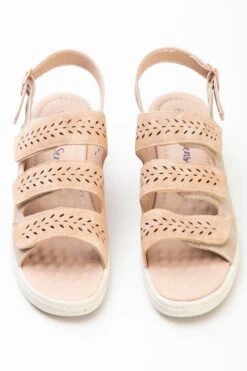 Beige Touch Close Sandal -Outlet The Wardrobe Edit Store 41134pvs 8c56a6ee03b253a