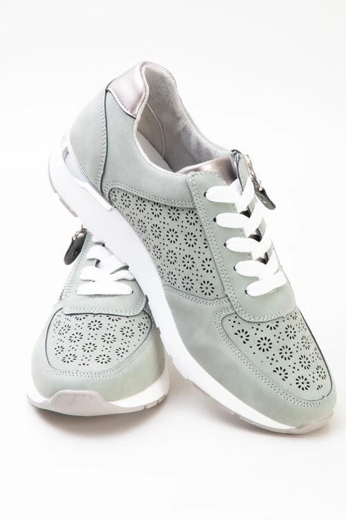 Green Side Zip Trainer 1 Green Side Zip Trainer