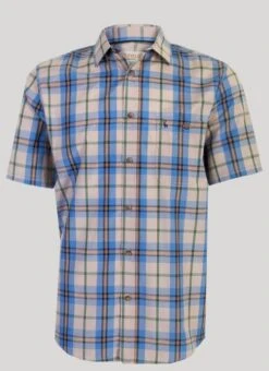 Large Check Short Sleeve Shirt