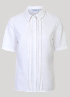 Ivory Short Sleeve Blouse