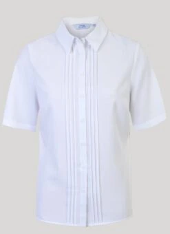 White Short Sleeve Blouse