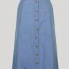 Long Chambray Skirt