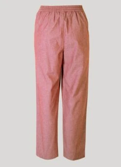 Pink Chambray Pull On Trouser 5 Pink Chambray Pull On Trouser -Outlet The Wardrobe Edit Store 41468pvs 61429d63c965ac2