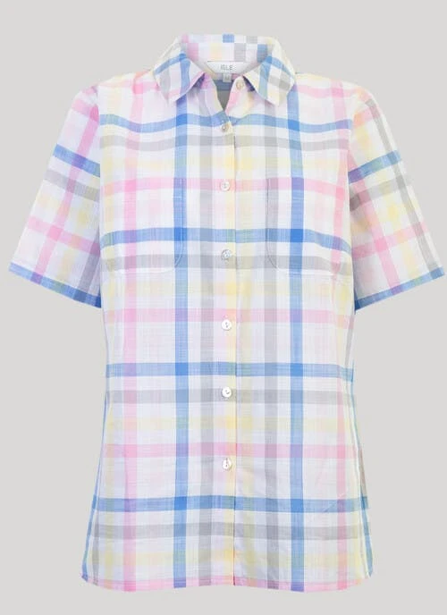 Multi Check Blouse 1 Multi Check Blouse