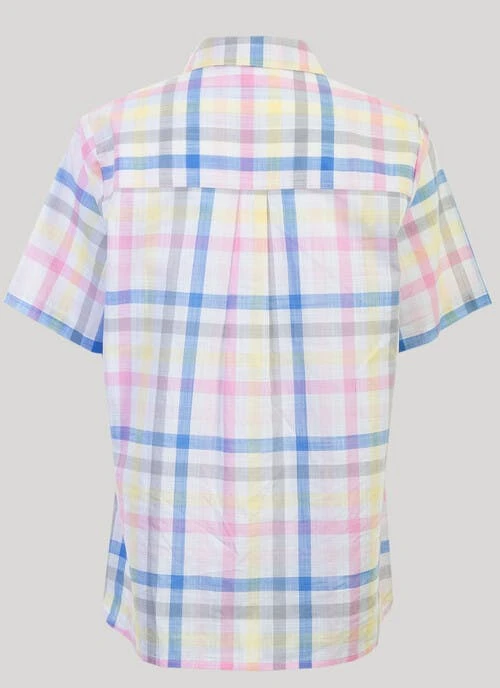 Multi Check Blouse 2 Multi Check Blouse - Image 2