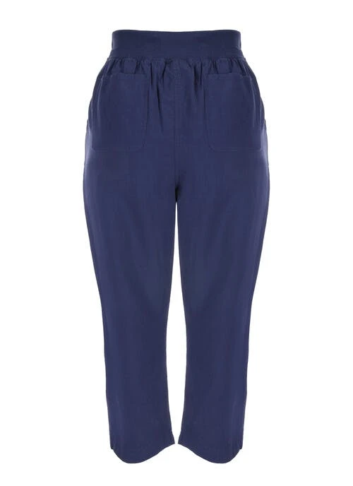Navy Pull On Trousers 3 Navy Pull On Trousers - Image 3