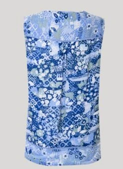 Mixed Print Panel Top -Outlet The Wardrobe Edit Store 41895pvs e0547c5cb02319a