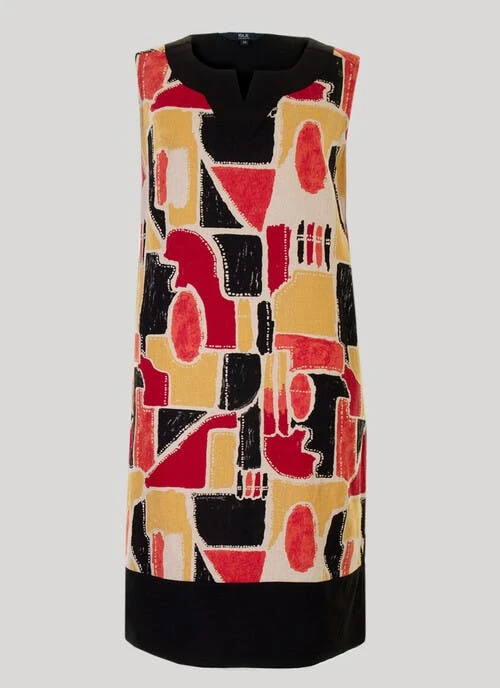 Earth Geo Print Dress 2 Earth Geo Print Dress - Image 2