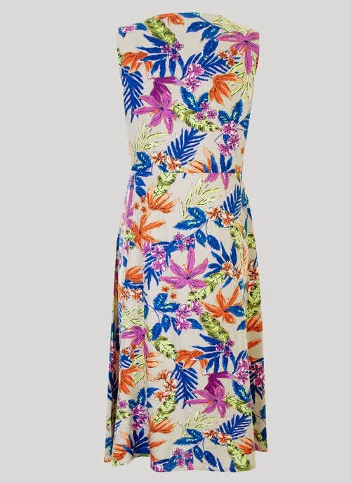 Tropical Floral Print Dress 3 Tropical Floral Print Dress - Image 3