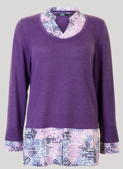 Purple 2-in-1 Jumper 1 Purple 2-in-1 Jumper