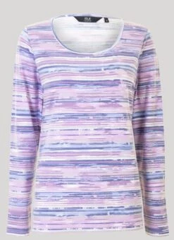 Lavender Stripe Top