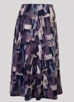 Brush Stroke Printed Jersey Skirt 5 Brush Stroke Printed Jersey Skirt -Outlet The Wardrobe Edit Store 42428pvs 0e53afa2867f114