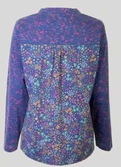 Navy Floral Printed Top -Outlet The Wardrobe Edit Store 42435pvs 3f8c80f789e517c