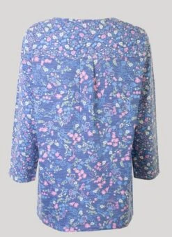 Sage Floral Print Top -Outlet The Wardrobe Edit Store 42454pvs da602994a360db0