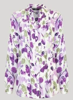 Ivory Printed Blouse