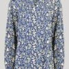 Blue Printed Blouse