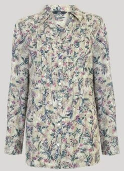 Green Printed Blouse