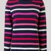 Pink Textured Stripe Jumper