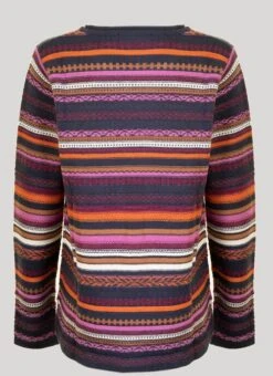 Textured Fairisle Jumper -Outlet The Wardrobe Edit Store 42706pvs 1b24126e97dc60f