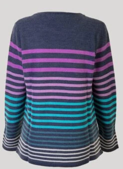 Navy Stripe Jumper -Outlet The Wardrobe Edit Store 42721pvs f1e86d15433bdb7