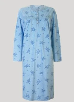 Blue Fleece Nightdress