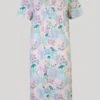 Pink Floral Print Nightdress