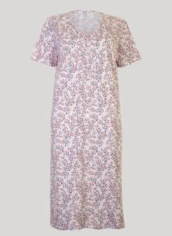 Ivory Print Nightdress