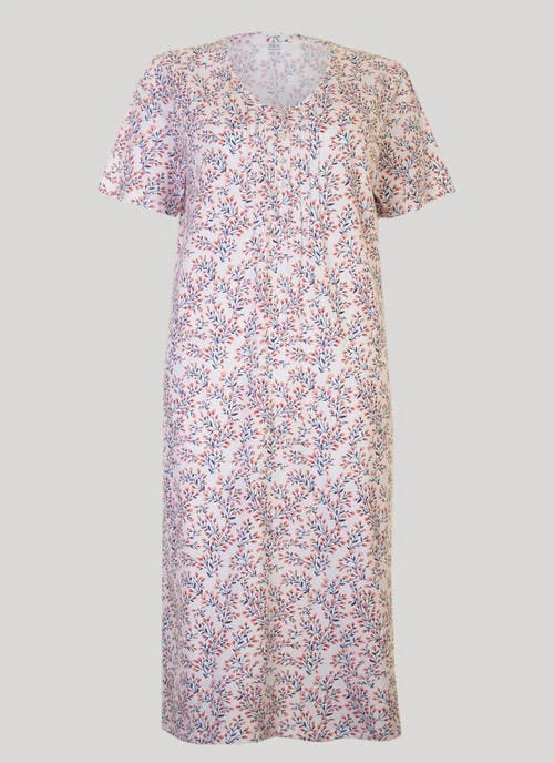 Ivory Print Nightdress 1 Ivory Print Nightdress