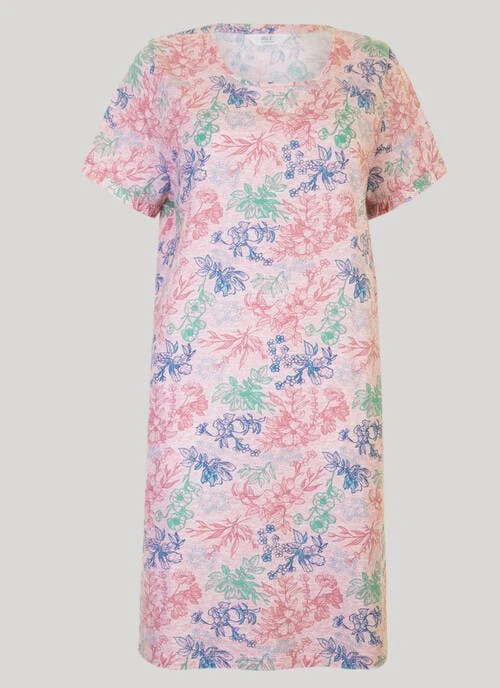 Pink Print Nightie 2 Pink Print Nightie - Image 2