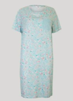 Aqua Print Nightie