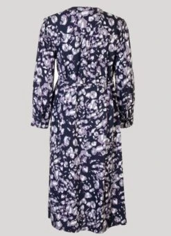 Purple Animal Print Dress -Outlet The Wardrobe Edit Store 42991pvs 5f008413fe8a131