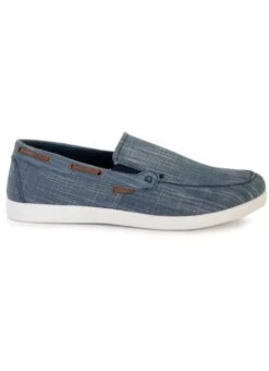 Blue Mens Slip On Shoe -Outlet The Wardrobe Edit Store 4302pvs 85c59d66765a006