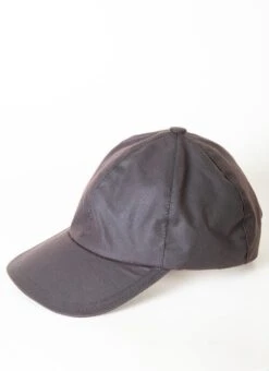 Brown Wax Baseball Cap