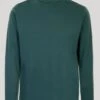 Green Roll Neck Jersey Top