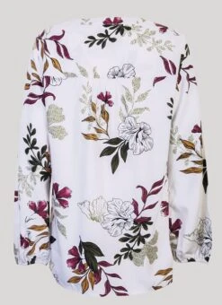 Printed Leaf Blouse -Outlet The Wardrobe Edit Store 43566pvs 0c8950f7bde87e3