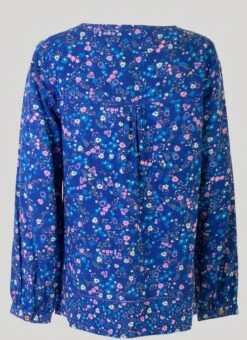 Blue Mixed Print Blouse -Outlet The Wardrobe Edit Store 43948pvs d2f59fdf362c0ac