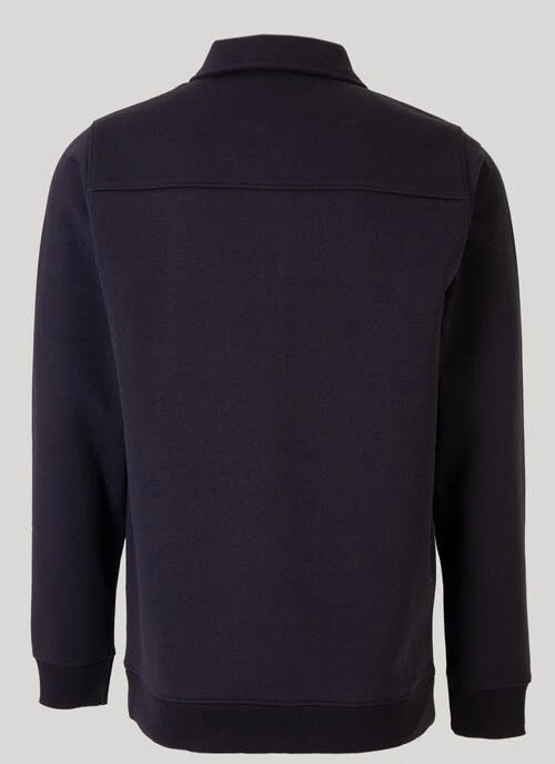 Navy Half Zip Sweatshirt 2 Navy Half Zip Sweatshirt - Image 2