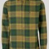 Green Flannel Check Shirt