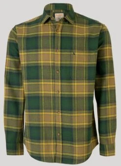 Green Flannel Check Shirt