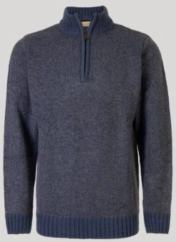 Navy Half Zip Jumper